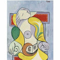 Pablo Picasso la lecture (3) Art A4 Photo Print