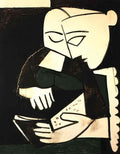 Pablo Picasso la lecture (4) Art A4 Photo Print