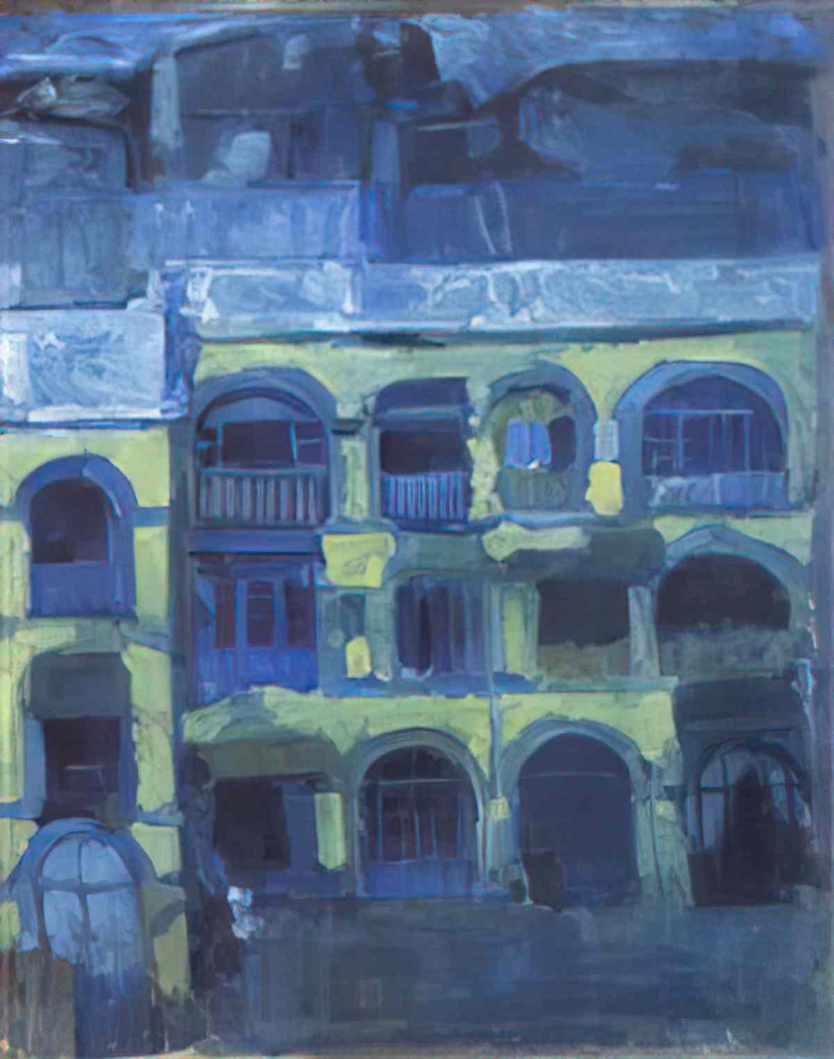 Pablo Picasso la maison bleue Art A4 Photo Print