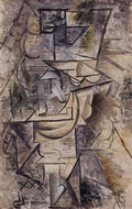 Pablo Picasso la mandoliniste assise Art A4 Photo Print