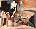 Pablo Picasso la plage, juan les pins Art A4 Photo Print