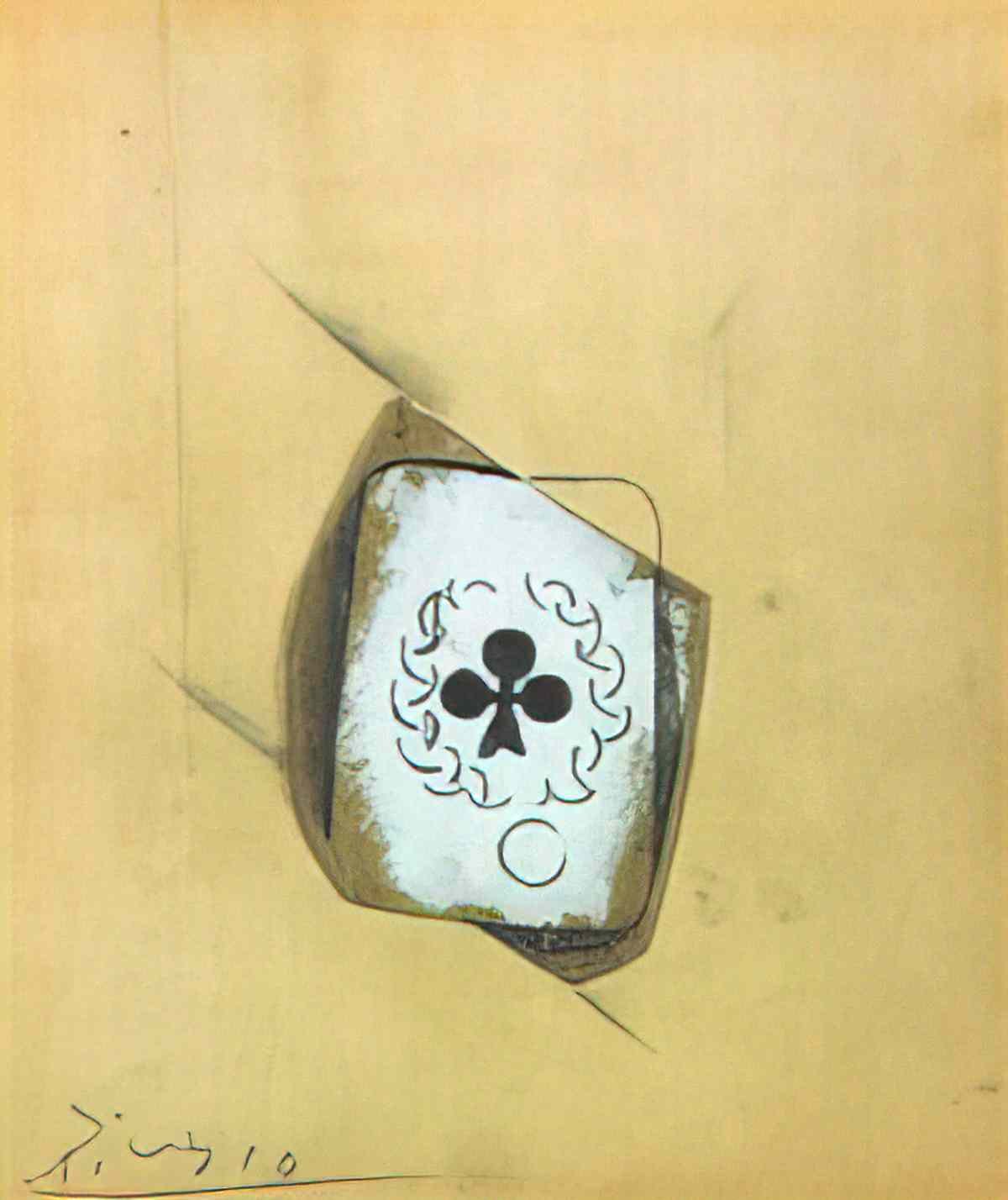 Pablo Picasso las de trefle, printemps Art A4 Photo Print