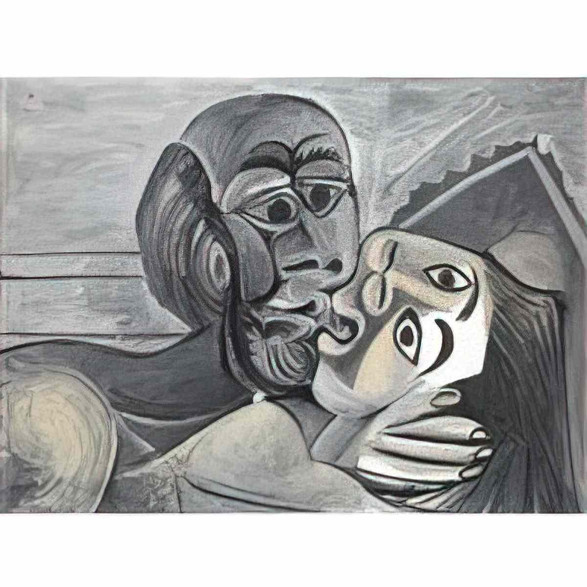 Pablo Picasso le baiser (1) Art A4 Photo Print