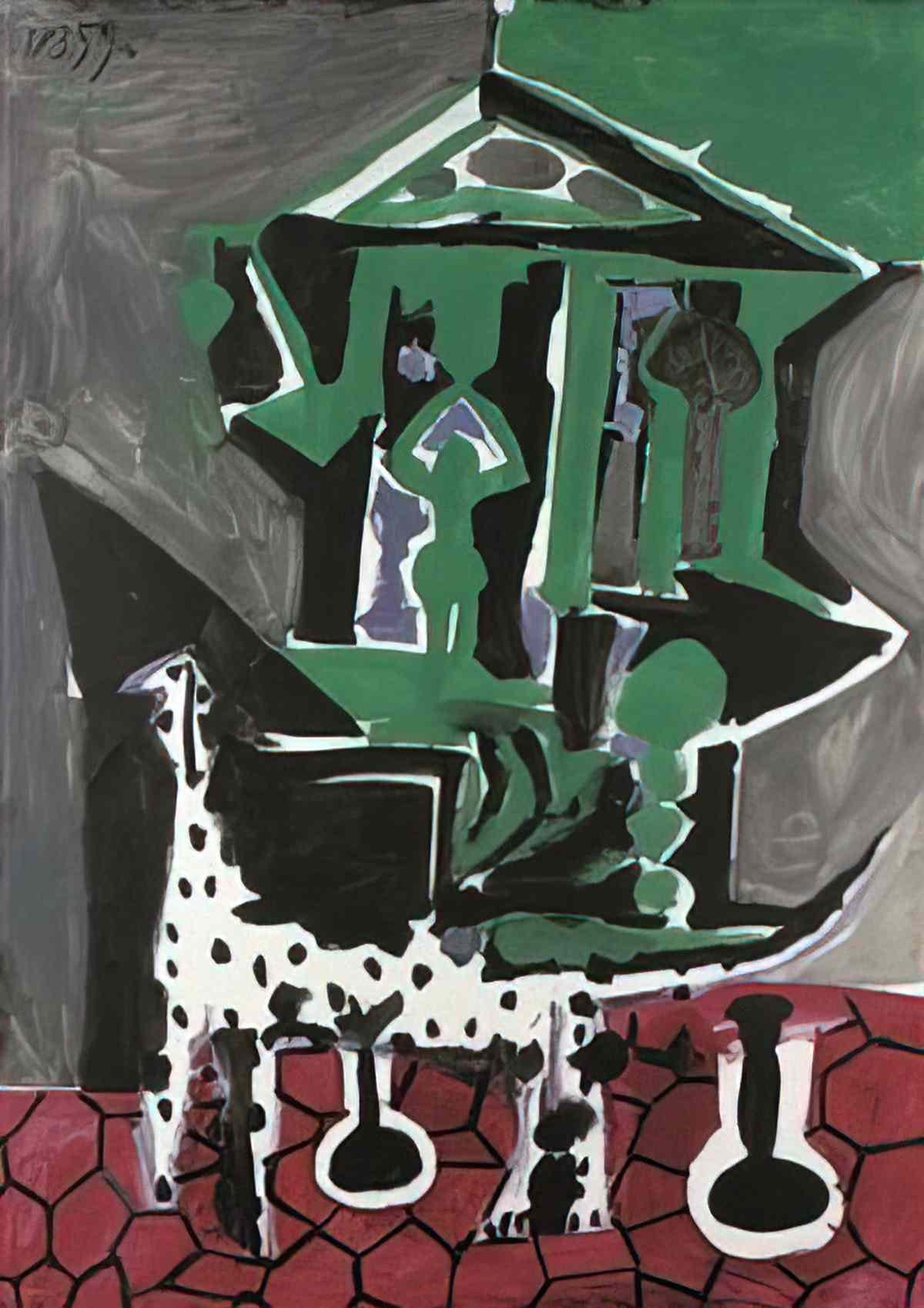 Pablo Picasso le chien dalmate (1) Art A4 Photo Print