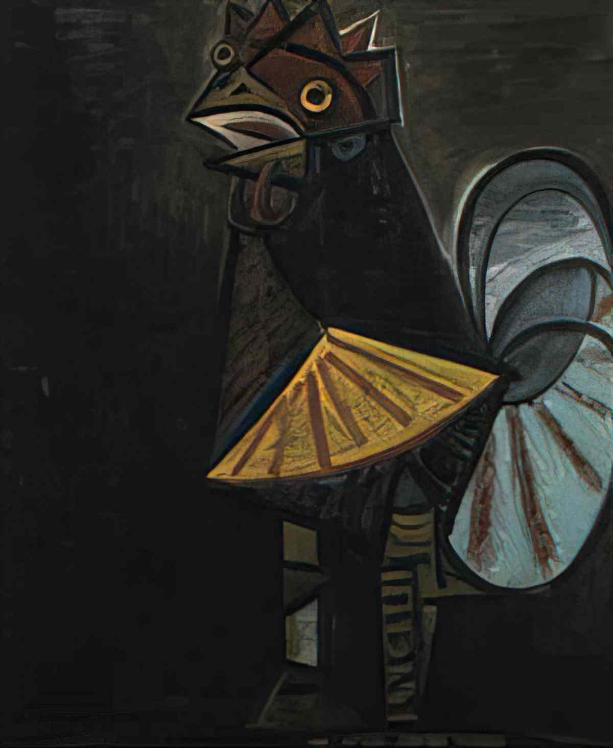 Pablo Picasso le coq Art A4 Photo Print
