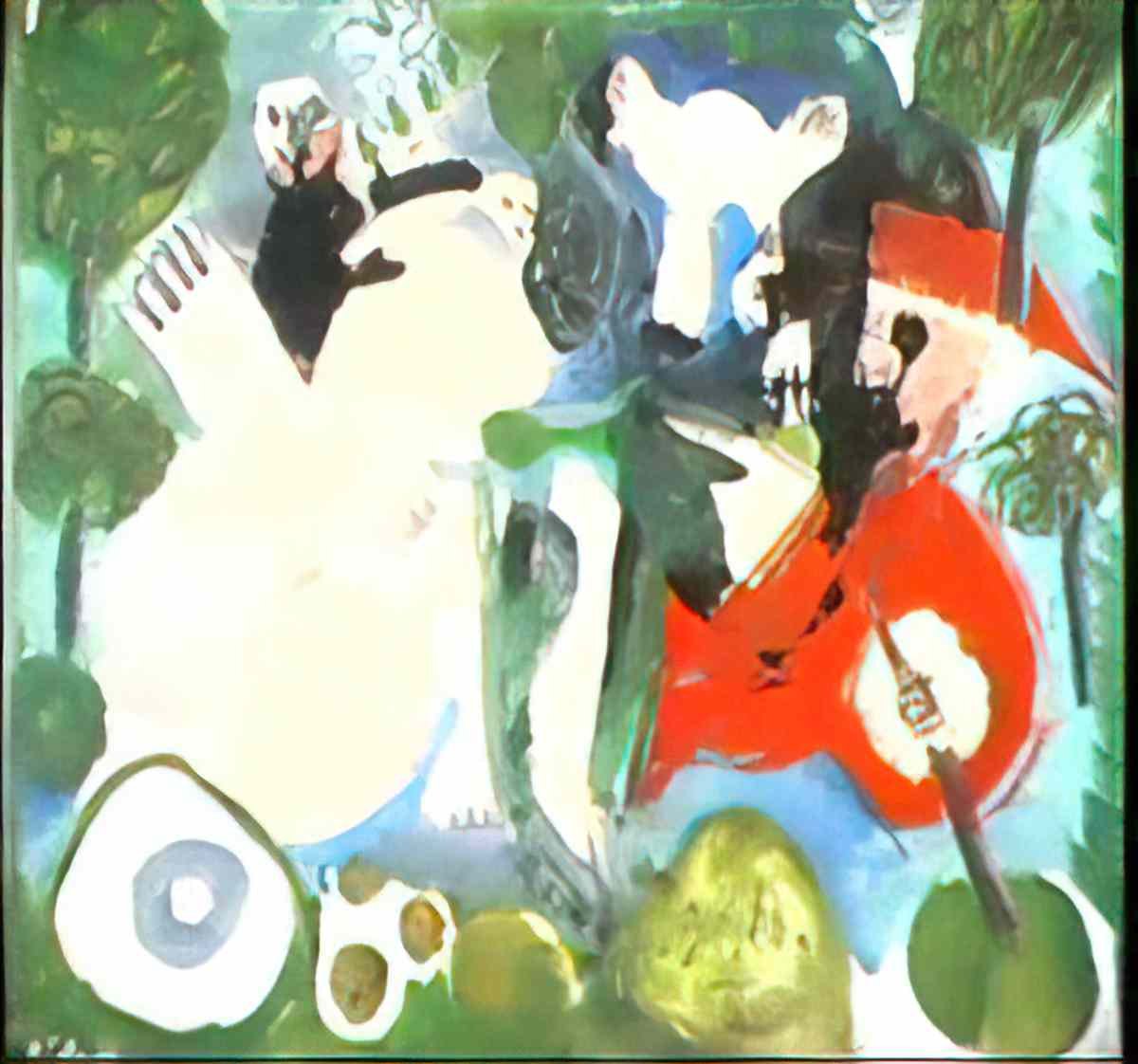 Pablo Picasso le dejeuner sur lherbe (2) Art A4 Photo Print