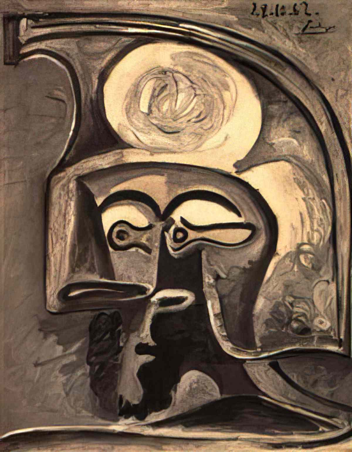 Pablo Picasso le guerrier Art A4 Photo Print