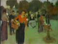 Pablo Picasso le jardin public Art A4 Photo Print