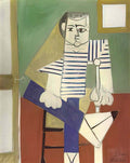 Pablo Picasso le marin (lhomme au maillot raye) Art A4 Photo Print