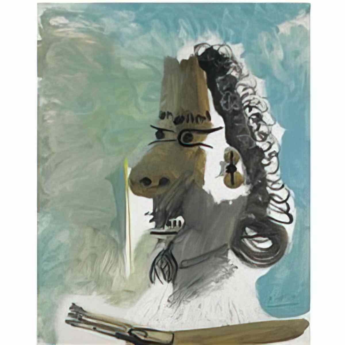 Pablo Picasso le peintre (13) Art A4 Photo Print