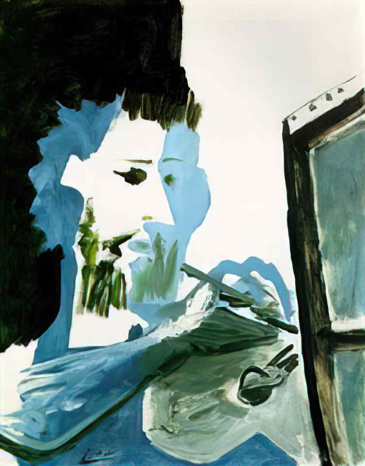Pablo Picasso le peintre (1) Art A4 Photo Print
