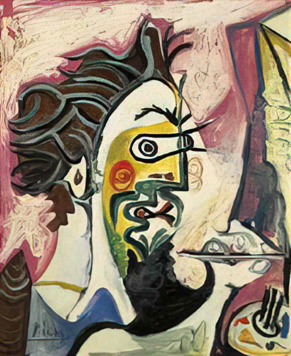 Pablo Picasso le peintre (3) Art A4 Photo Print