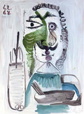 Pablo Picasso le peintre (4) Art A4 Photo Print