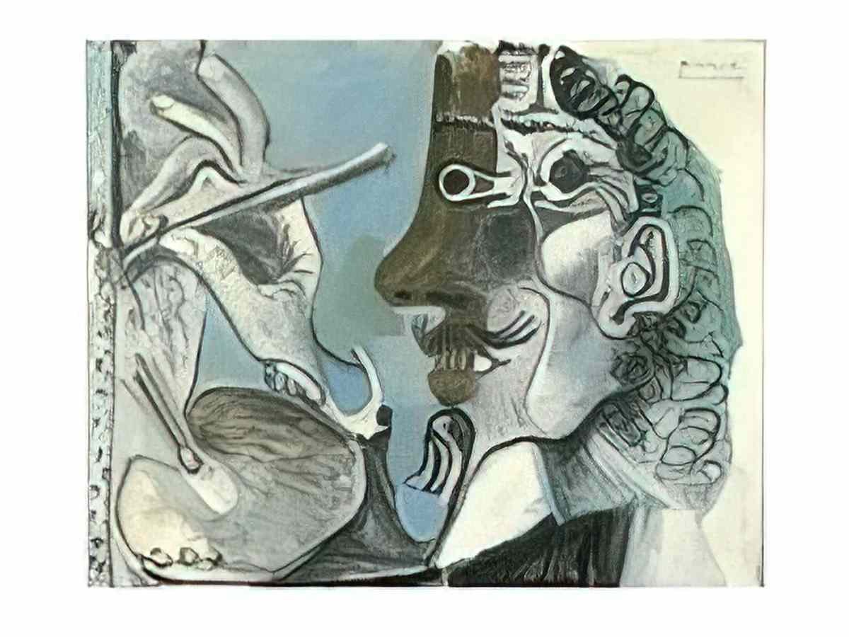 Pablo Picasso le peintre (9) Art A4 Photo Print