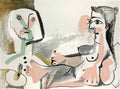 Pablo Picasso le peintre et son modele (12) Art A4 Photo Print
