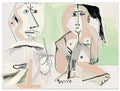 Pablo Picasso le peintre et son modele (14) Art A4 Photo Print