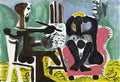 Pablo Picasso le peintre et son modele (21) Art A4 Photo Print