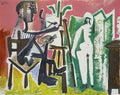 Pablo Picasso le peintre et son modele (22) Art A4 Photo Print