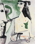 Pablo Picasso le peintre et son modele (24) Art A4 Photo Print