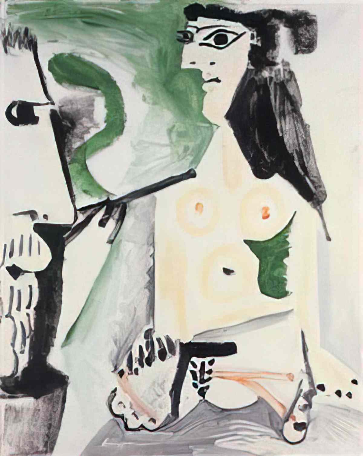 Pablo Picasso le peintre et son modele (24) Art A4 Photo Print