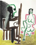 Pablo Picasso le peintre et son modele (28) Art A4 Photo Print