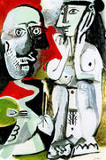Pablo Picasso le peintre et son modele (5) Art A4 Photo Print