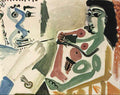 Pablo Picasso le peintre et son modele (8) Art A4 Photo Print