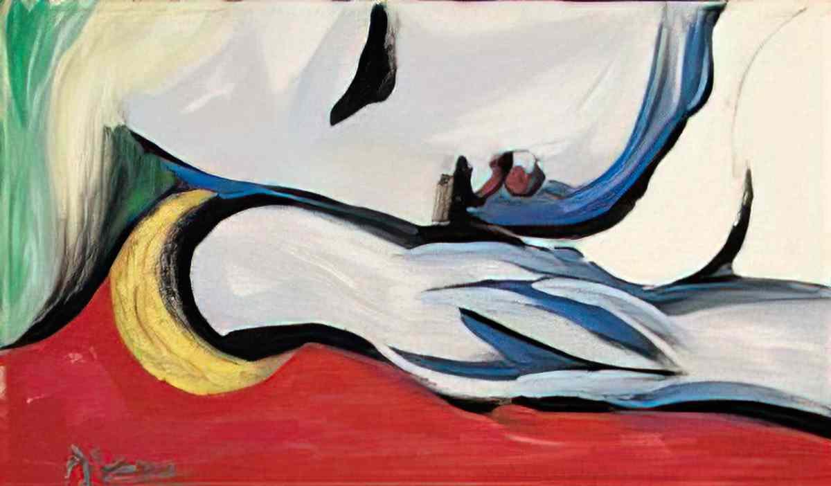 Pablo Picasso le repos (marie therese walter) Art A4 Photo Print