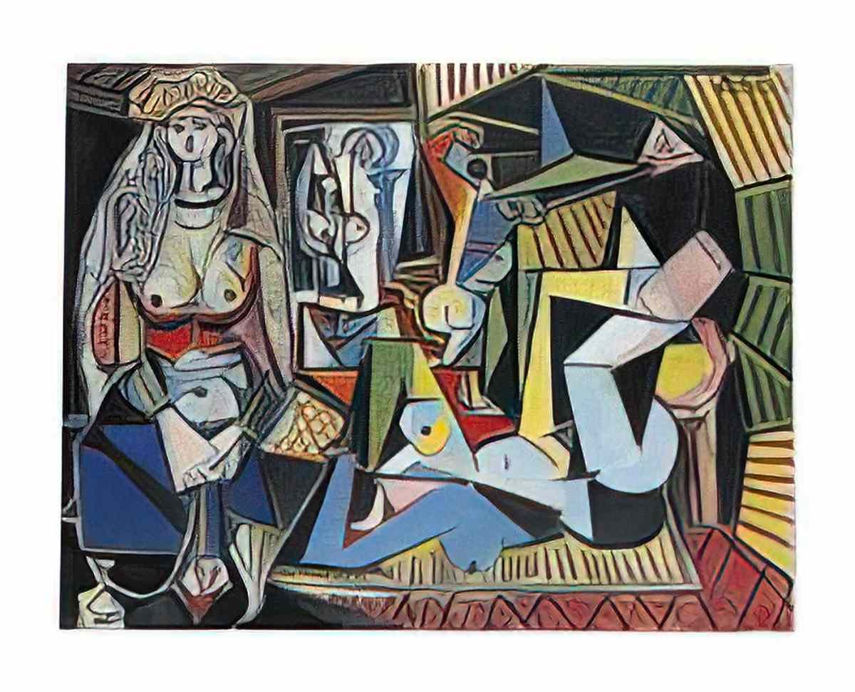 Pablo Picasso les femmes dalger (version o) (1) Art A4 Photo Print