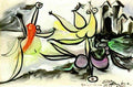 Pablo Picasso les trois baigneuses Art A4 Photo Print