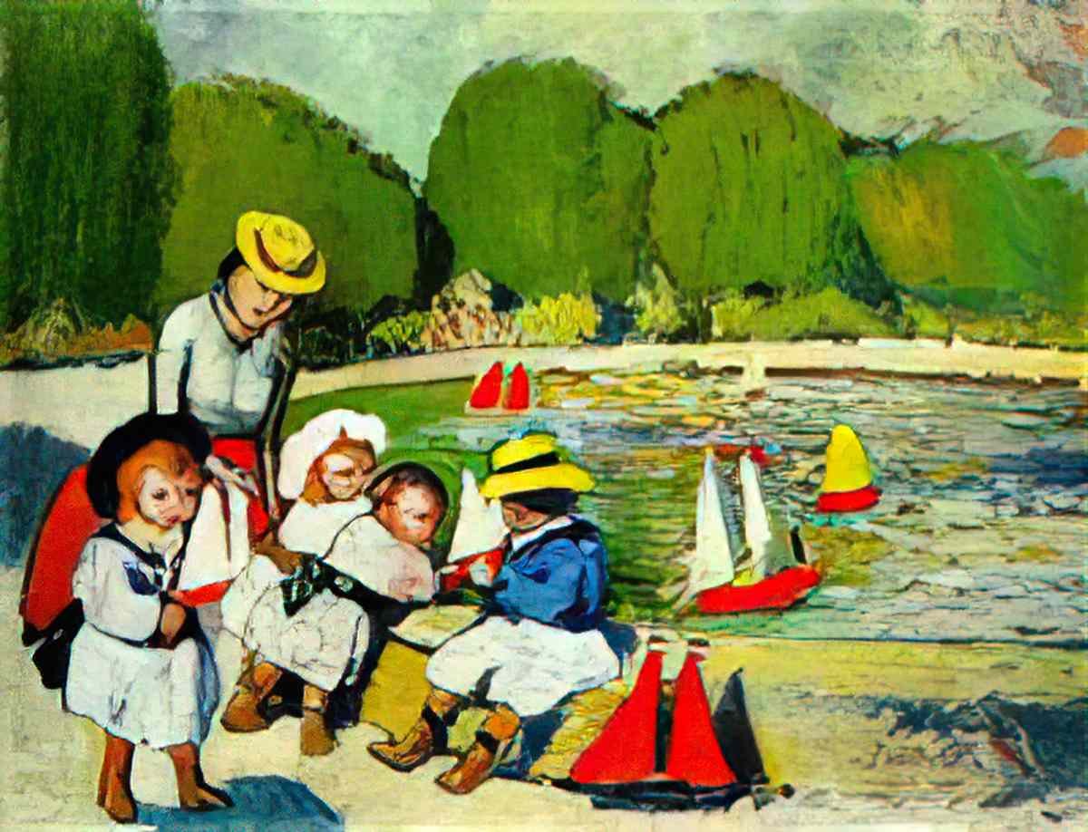 Pablo Picasso les tuileries Art A4 Photo Print