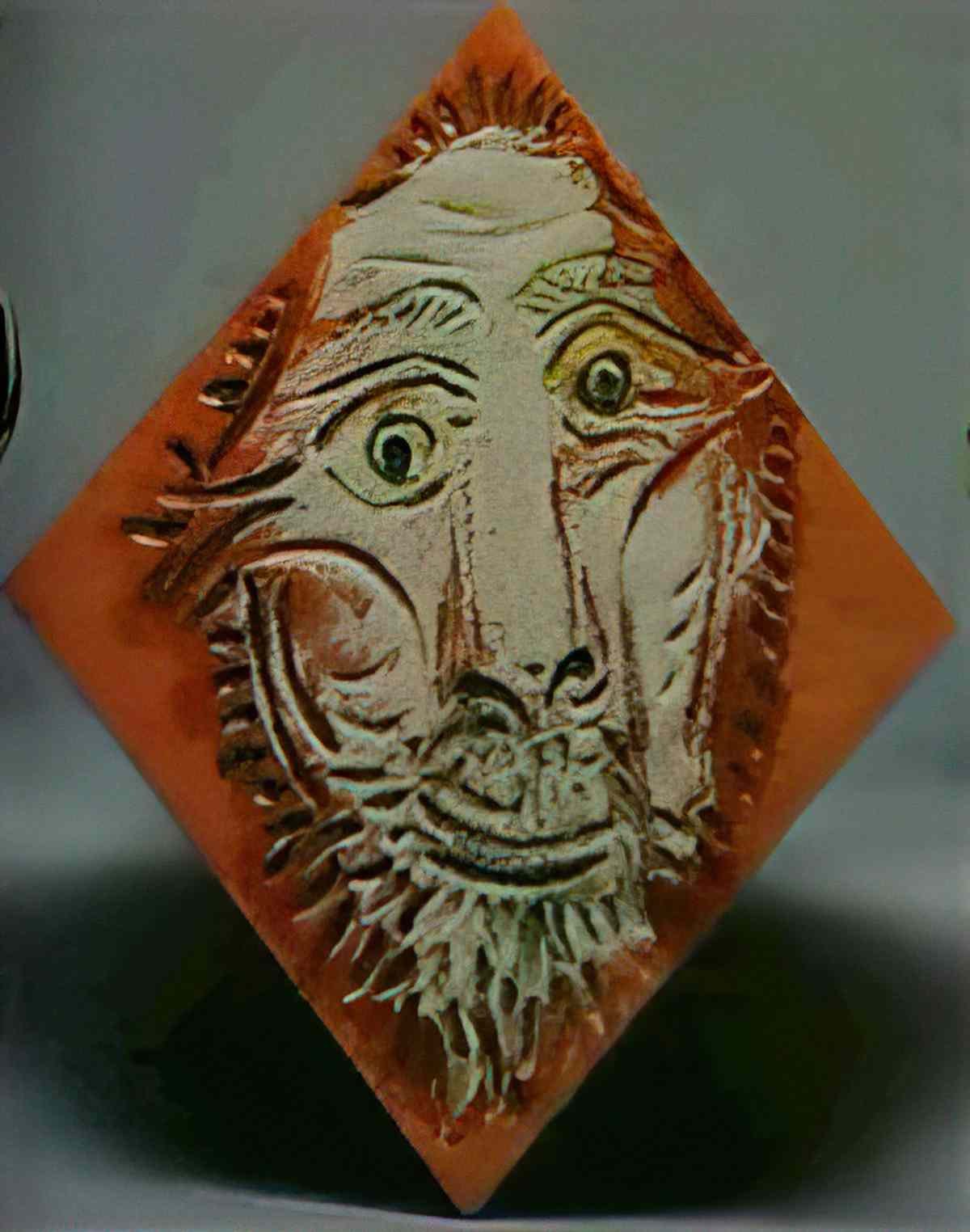 Pablo Picasso lions head Art A4 Photo Print