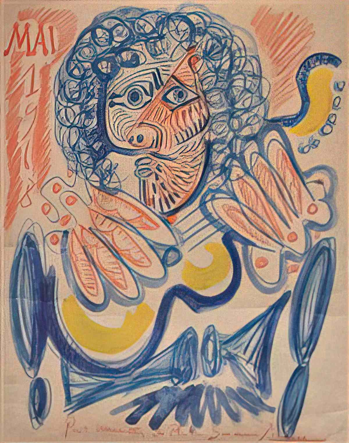 Pablo Picasso manitas de plata Art A4 Photo Print