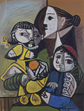 Pablo Picasso mere aux enfants a lorange Art A4 Photo Print