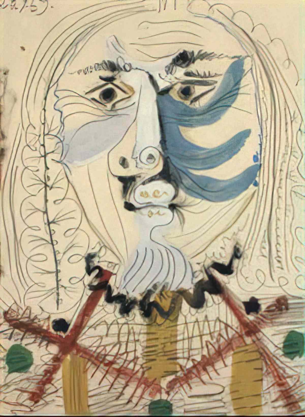 Pablo Picasso mousquetaire (3) Art A4 Photo Print