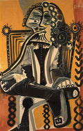 Pablo Picasso mousquetaire a la pipe Art A4 Photo Print