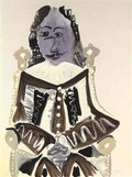 Pablo Picasso mousquetaire assis (1) Art A4 Photo Print