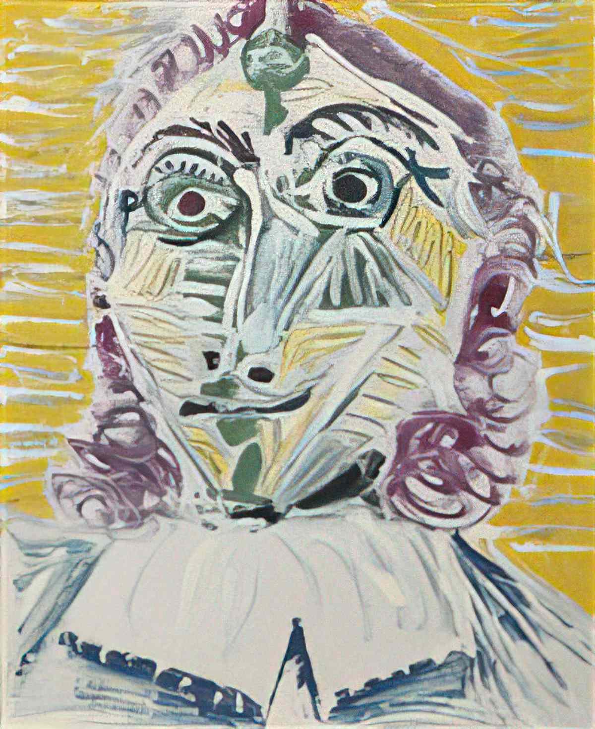 Pablo Picasso mousquetaire. buste Art A4 Photo Print