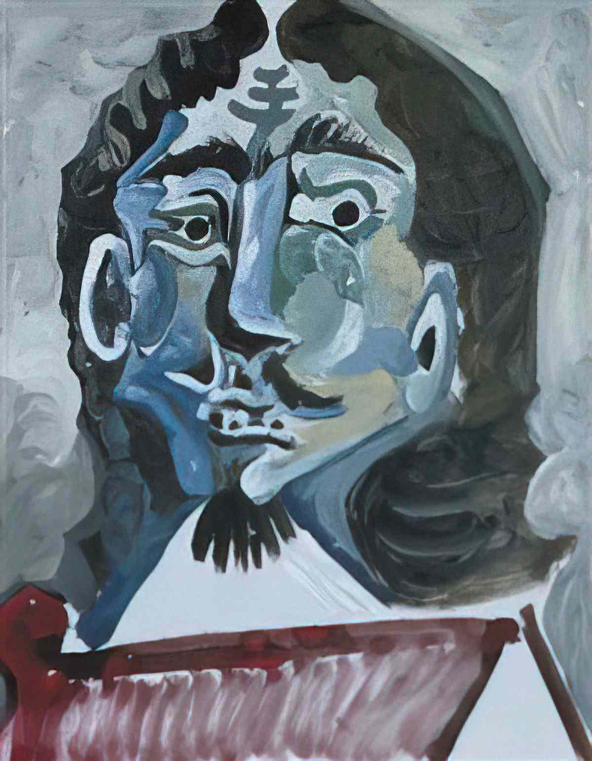 Pablo Picasso mousquetaire, buste (1) Art A4 Photo Print