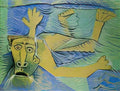 Pablo Picasso nageur Art A4 Photo Print