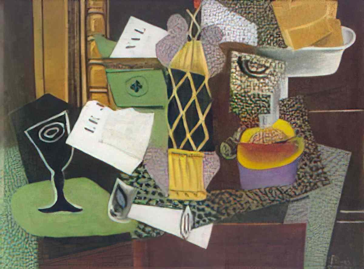 Pablo Picasso nature morte a la bouteille de rhum Art A4 Photo Print