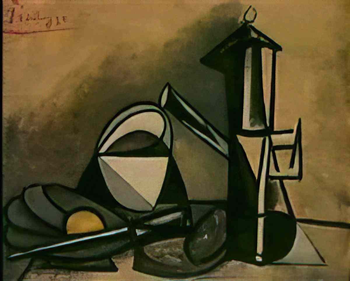 Pablo Picasso nature morte a la cafetiere (1) Art A4 Photo Print