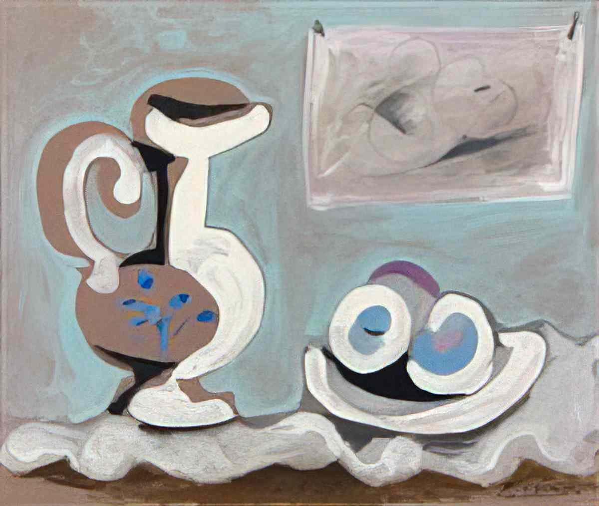 Pablo Picasso nature morte a la cruche Art A4 Photo Print
