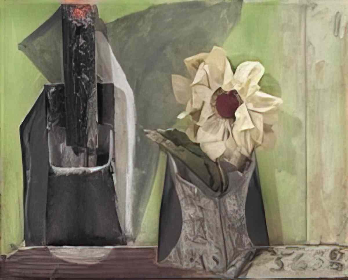 Pablo Picasso nature morte a la fleur Art A4 Photo Print