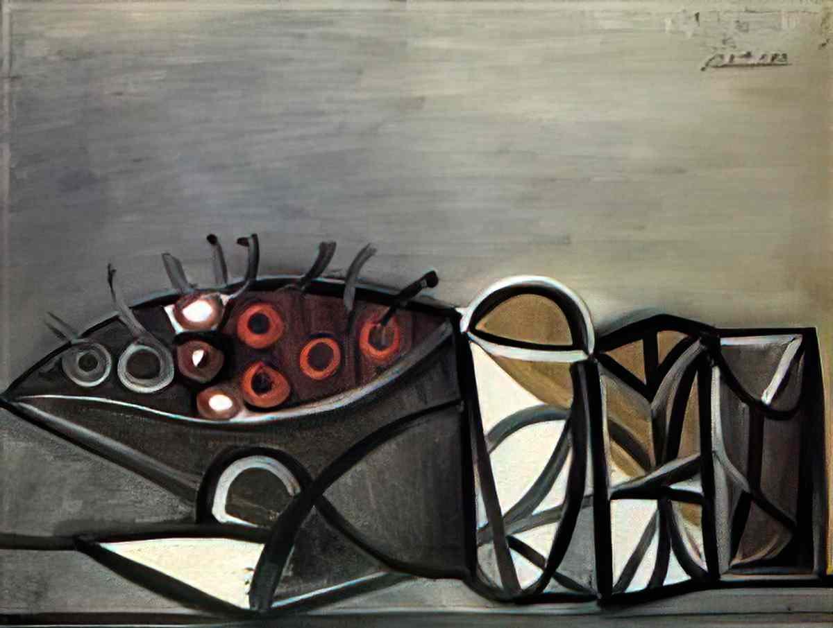 Pablo Picasso nature morte au compotier (4) Art A4 Photo Print