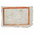 Pablo Picasso nature morte aux poissons ou les jours maigres Art A4 Photo Print