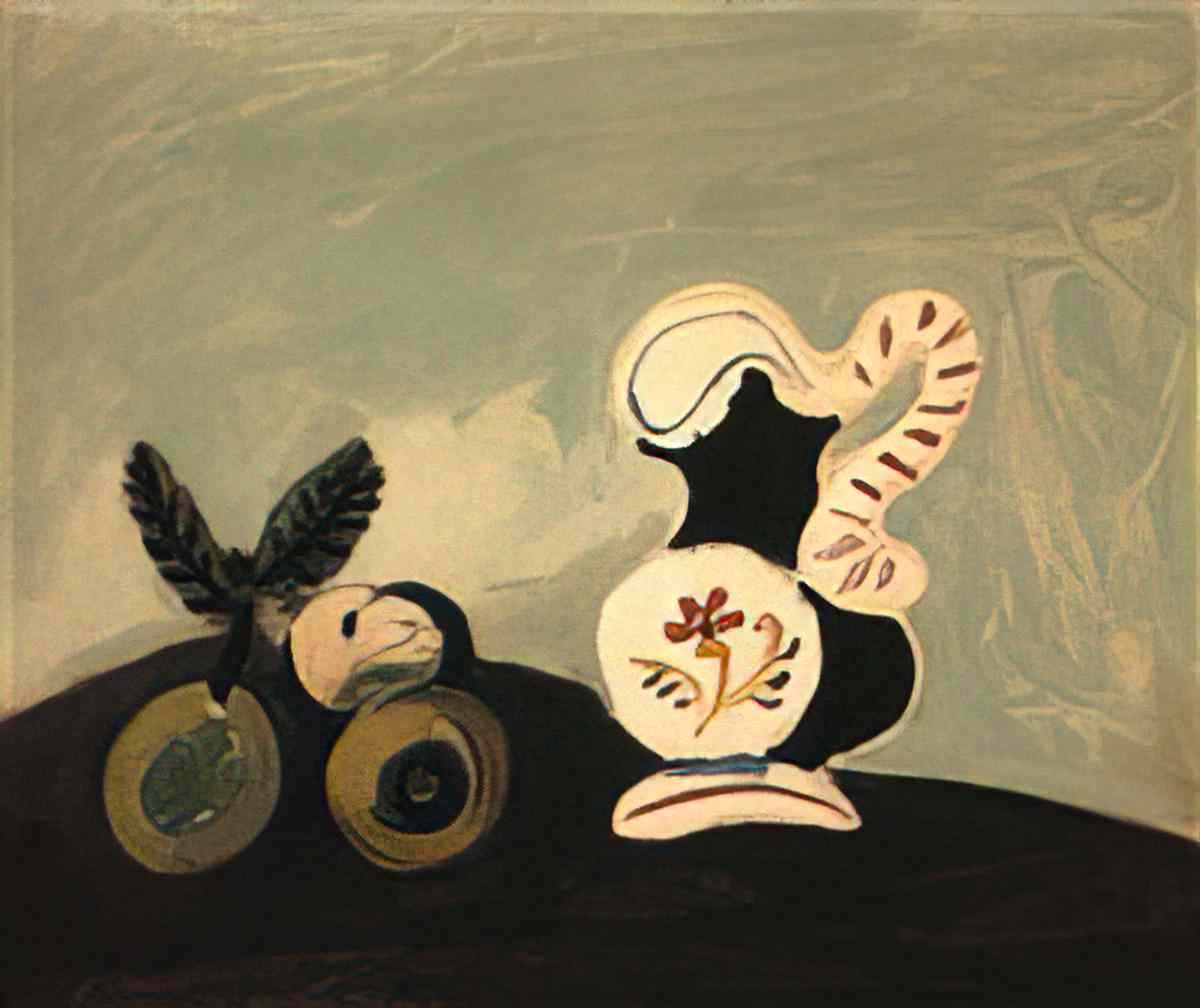 Pablo Picasso nature morte, fruits et pot Art A4 Photo Print