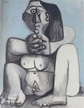Pablo Picasso nu accroupi (2) Art A4 Photo Print