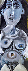 Pablo Picasso nu assis (1) Art A4 Photo Print