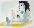 Pablo Picasso nu assis (6) Art A4 Photo Print